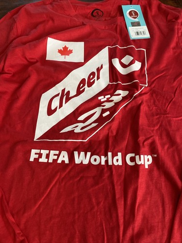 Canada FIFA World Cup 2022 Jersey Shirt XXL Red Long Sleeve Qatar Official NWT - Picture 4 of 5