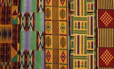 African Kente Print  *Fat Quarter Bundle  Patching,Quilting,Crafting And sewing*