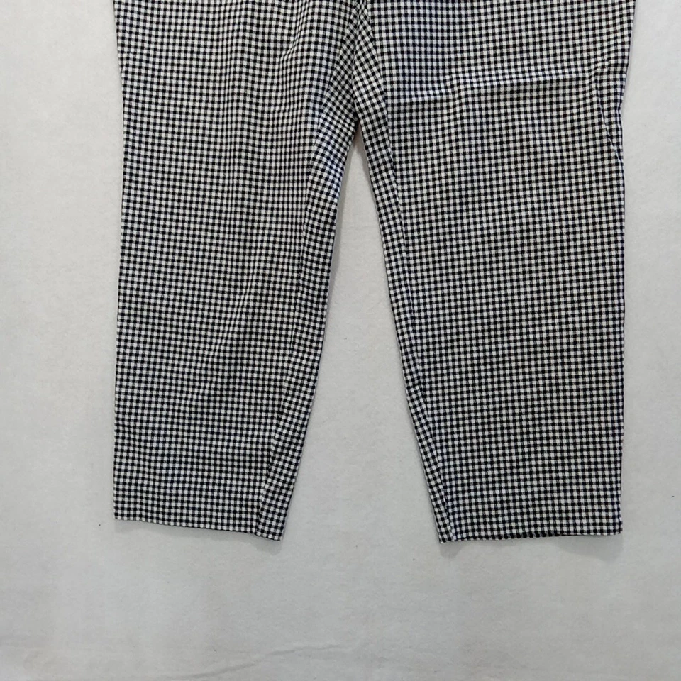 Investments pants women's size 16 black and white checkered - Image 3 of 4