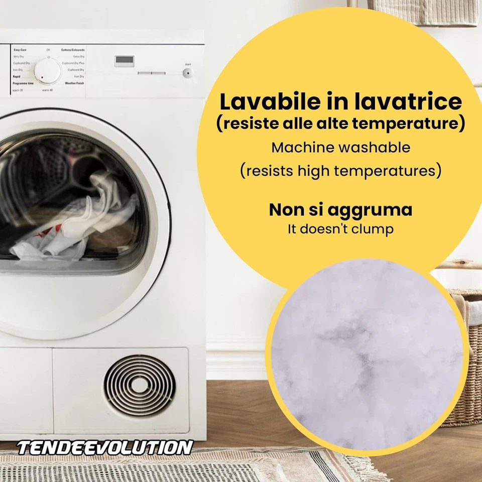 OVATTA SINTETICA PER IMBOTTITURA FIOCCO DI RIEMPIMENTO CUSCINI PUPAZZI DIVANI - Immagine 3 di 4