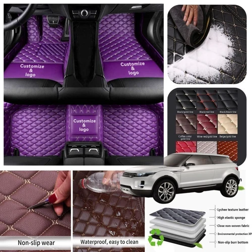 For Land Rover Car Floor Mats All Series Non-slip Liner Carpet Waterproof Custom - Imagen 38 de 43