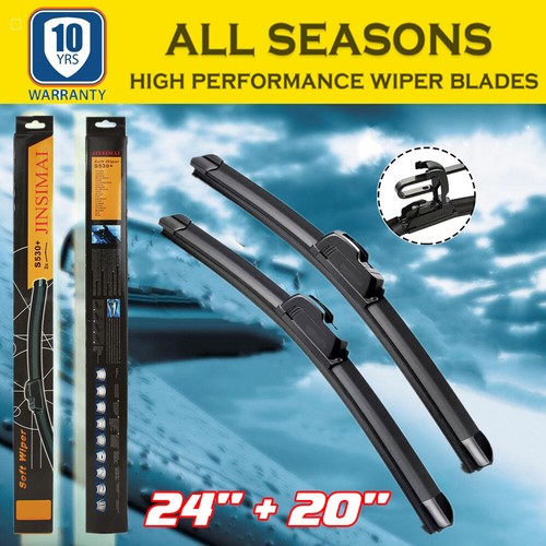 Front Windshield Wiper Blades Direct Connect Driver Passenger 24" & 20