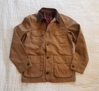 j crew flannel lined barn jacket