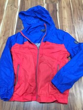 POLO RALPH LAUREN BOYS WIND BREAKER RED BLUE SIZE MEDIUM 10-12 EEUC