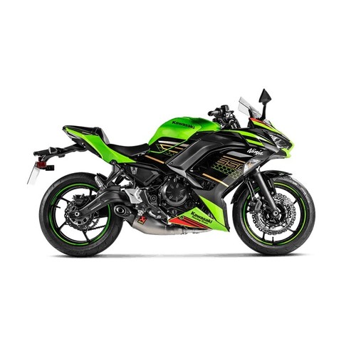 Kawasaki Ninja 650 17-23 Akrapovic Completo Inoxidable 2-1 Sistema - Imagen 2 de 3