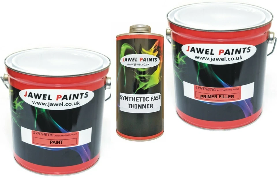 JAWEL Car & Commercial Synthetic Paint Ford Diamond White Gloss 6 Litre kit
