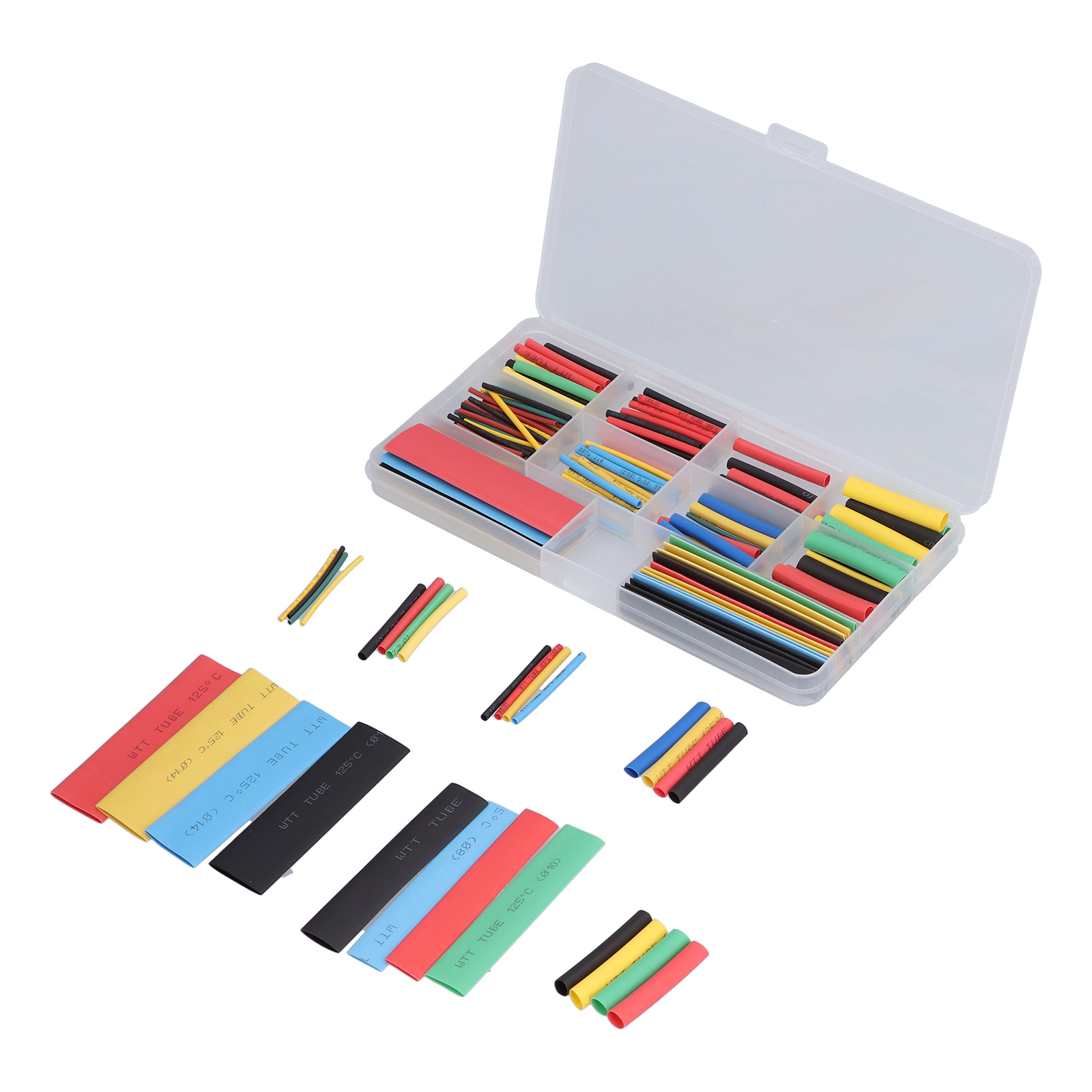 164PCS Polyolefin Heat Shrink Tubing Insulated Sleeve Wire Cable - Foto 6