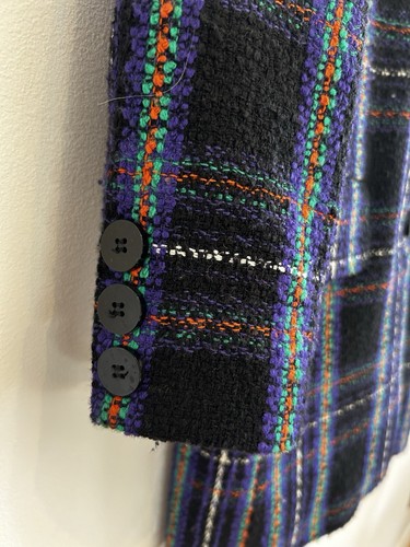 Vintage Alexon Wool Blend Womens Spring Collarless Lined Classy Jacket size M - Picture 3 of 12