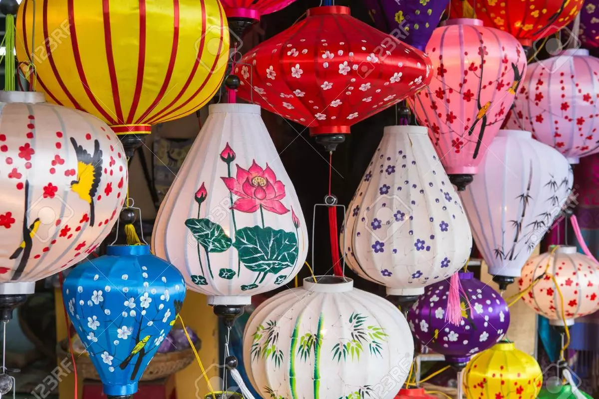 PATTERNED SILK LANTERNS 30CM WEDDING DECOR OUTDOOR LIVING HOME GARDEN DECOR