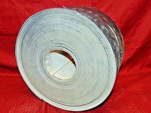 SMOOTH TOP CONVEYOR BELTING, 75' LENGTH, 8-3/16" WIDTH, 1/8" THICK, BLACK