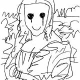 Zingaro Coffee Break Drawing of MonaLisa