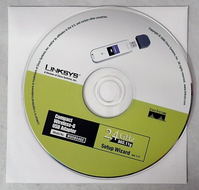 Linksys Compact Wireless-G USB Adapter Setup Wizard v1.3 WUSB54GC