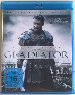 Gladiator (blu-ray) 10th Anniversary Russell Crowe            