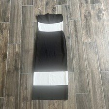 trouve black white maxi dress Size Medium Strapless