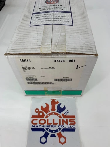Lennox 46K14 47476-001 AC Electric Blower Motor 208-230V 0.9HP 1100RPM 3-SPD