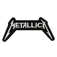 Metallica Logo Embroidered Iron-On Patch Metal Rock Band Music Applique