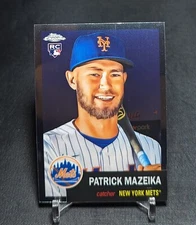 Patrick Mazeika Rookie RC 2022 Topps Chrome Platinum Anniversary Card #196 Mets