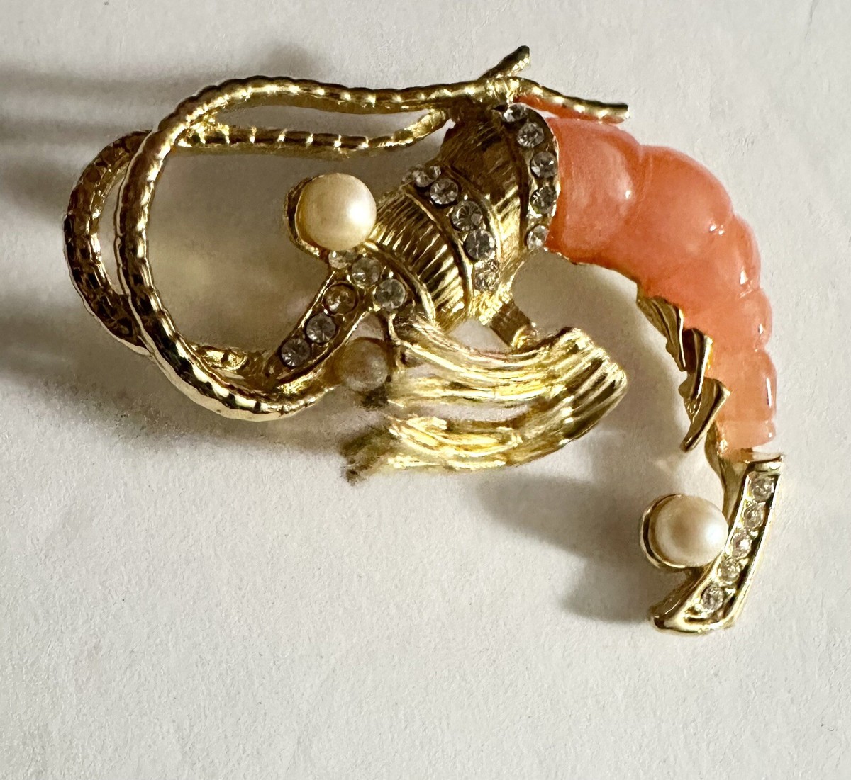 Vintage Ocean Shrimp TREMBLER 