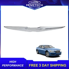 Silver Front Wings W/ Blue Accent Emblem Badge Nameplate For 2011-2014 Chrysler