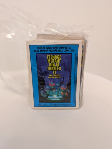 Topps Teenage Mutant Ninja Turtles II The Secret of The Ooze 99% Complete Set - Picture 3 of 12