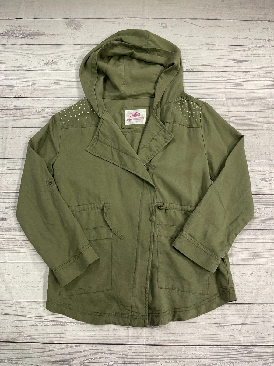 Girls army green clearance jacket