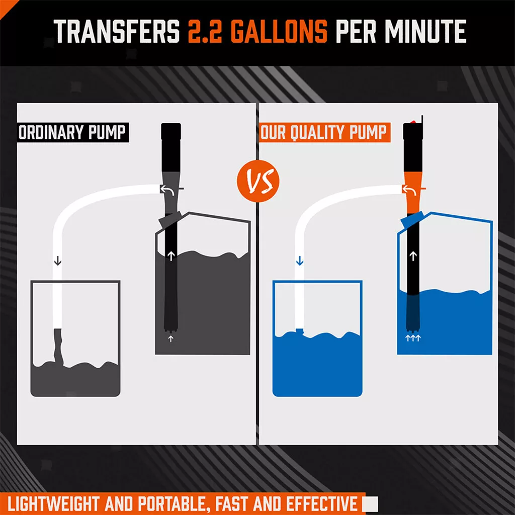 Pompe de transfert de carburant à piles pour l'eau de gazole pour