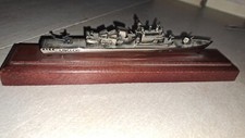 MODELLINO METALLO /LEGNO FREGATA NAVE LIBECCIO F572 MARINA MILITARE ITALIANA