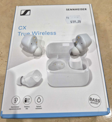 Sennheiser CX Plus True Wireless In-Ear Headphones - White - EARBUDS ONLY