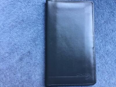 British Airways Concorde Calfskin Document Money And Note Pill A v21