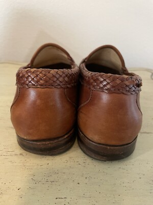ALLEN EDMONDS Made in USA Maxfield Woven Tassel Loafer in Chili (Brown) Size 10 ALLEN EDMONDS Made in USA Maxfield Woven Tassel Loafer in  main image 3