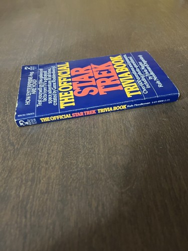 Vintage The Official Star Trek Trivia Book Paperback Book Rafe Needleman 1980 - Imagen 3 de 8