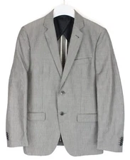 Manuel Ritz Pipo Blazer Men (EU) 48 Pinstripe Single Breasted Half Lined