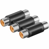 Video Audio Adapter 3X Cinch Buchse Auf 3X Cinch Buchse Kabelverbinder Kupplung