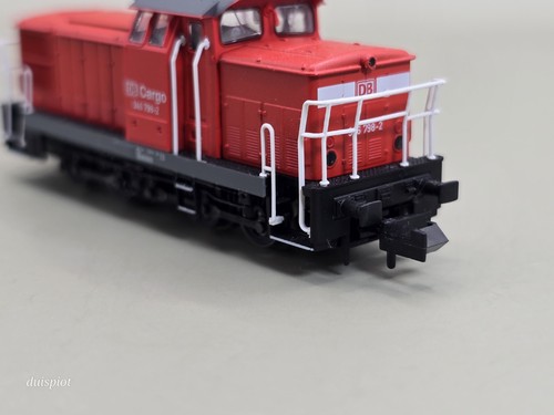 Scala N Fleischmann 722002 locomotiva diesel BR 346 798-2 DB CARGO senza scatola originale - Foto 5 di 15