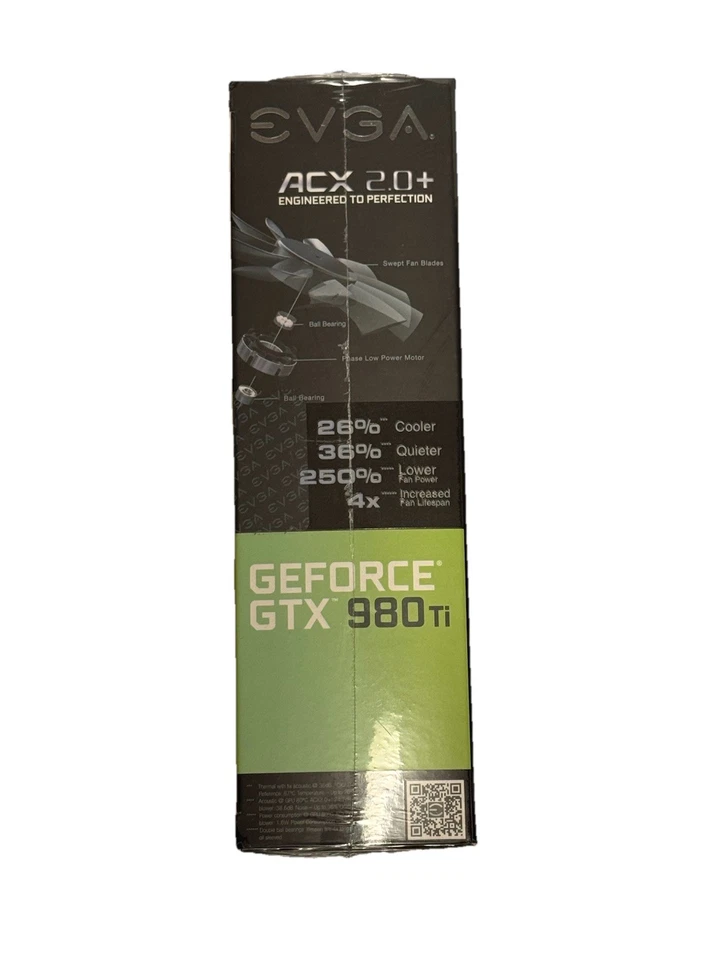 EVGA NVIDIA GeForce GTX 980 Ti 6GB GDDR5 Graphics NIB - Image 3 of 4