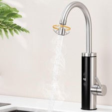 HOMELODY Elektrischer Wasserhahn mit Durchlauferhitzer 230V, 3400W