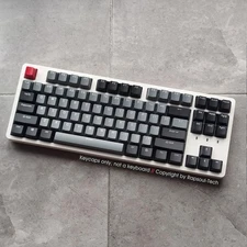 104 Keys Gray Dolch Doubleshot PBT Keycaps set fit Cherry MX Mechanical Keyboard