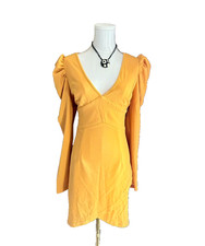 Yellow SHEIN mini dress Long Sleeves Size M