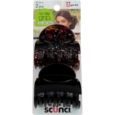 6 Pack Scunci No Slip Grip Hair Clips, 2 Ct