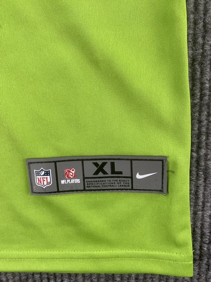 Футболка Рассела Уилсона для мальчиков очень большая 18/20 зеленая Nike Seattle Seahawks - Изображение 2 из 4