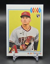 2022 Topps Brooklyn Collection Alek Thomas RC Base Card Arizona Diamondbacks 