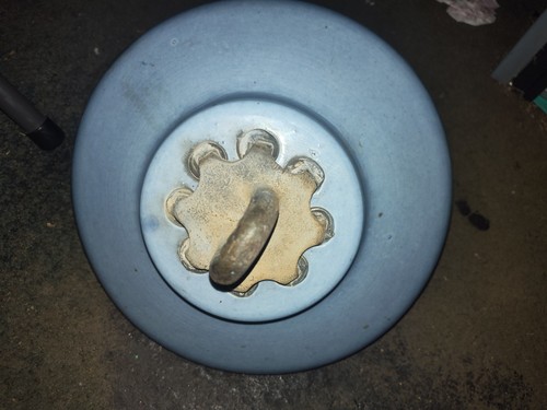 Large Baby Blue Ceramic High Voltage Insulator free shipping 1920s - Picture 2 of 5
