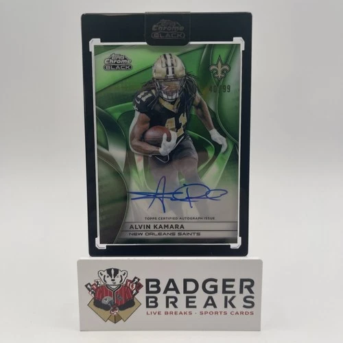2025 Topps Chrome Alvin Kamara Chrome Autographs (RAW)