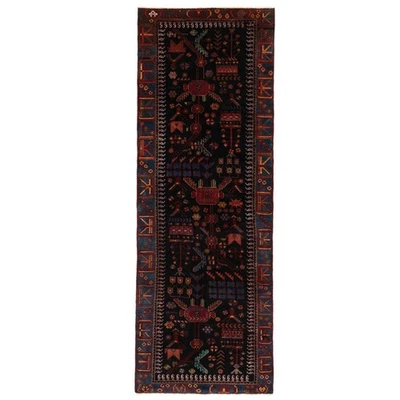 Nahavand 277x94 cm Handgeknüpfter Orientteppich Carpet Rug - Bild 1 von 4