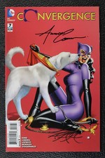 Convergence #7 ~ 7/2015 ~ Signed by Amanda Conner, no COA ~ Variant Cover