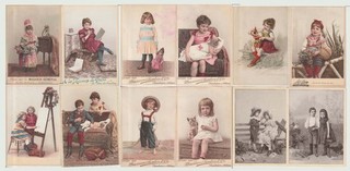 12 CHROMOS GRAND FORMAT Enfants Lith Verger 150x110mm