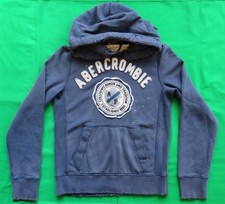Abercrombie  Fitch 2000's Vintage Hooded Sweatshirt Collegiate Tradition Logo