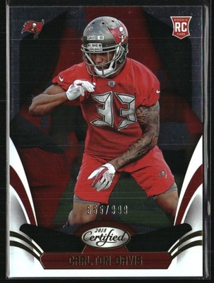 2018 Panini Certified #147 Carlton Davis #/999