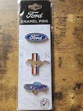 BRAND NEW FORD MUSTANG Enamel Open Road -3 Pin Set - Officially Licensed 