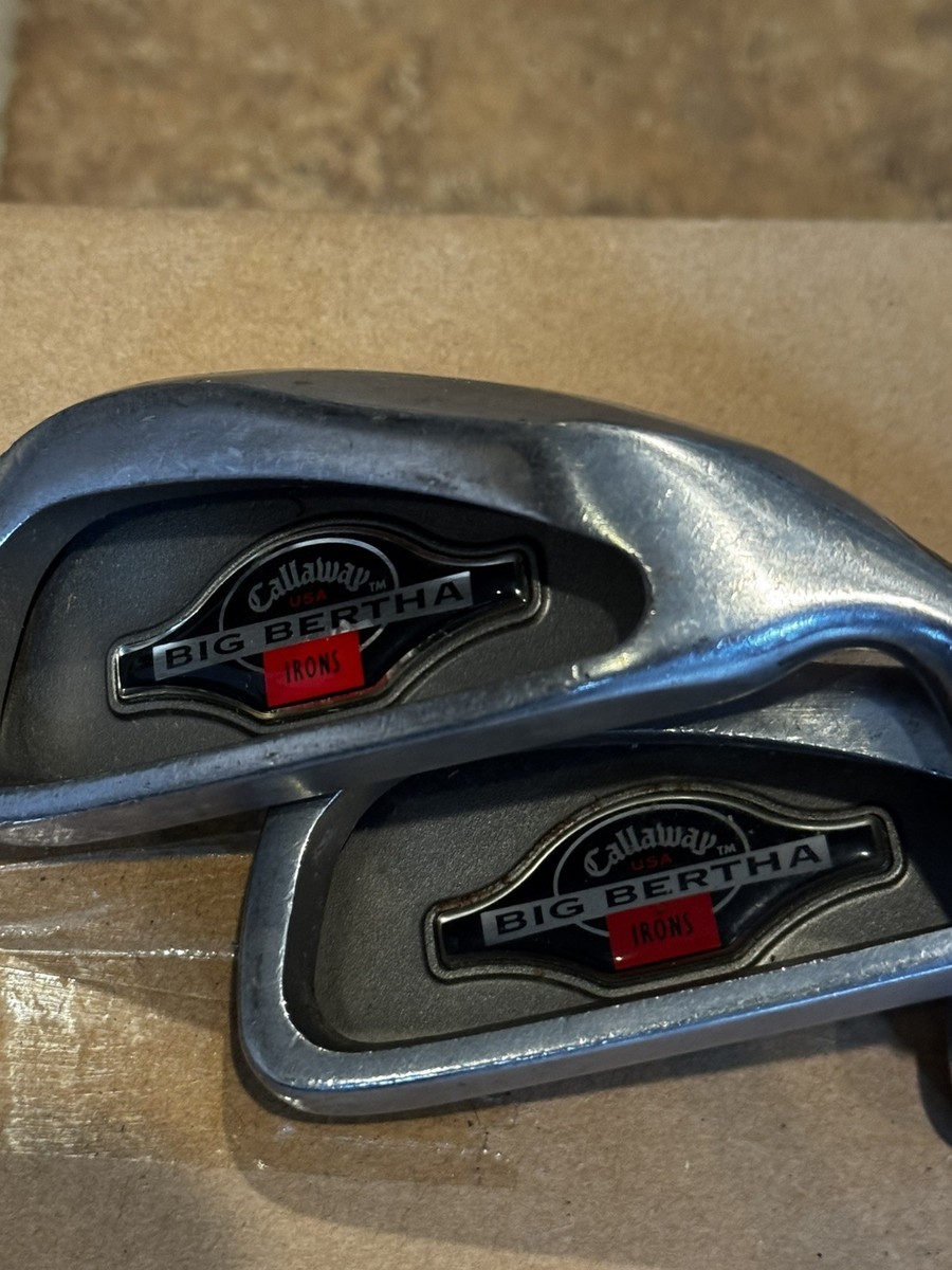 Original 1995 Callaway Big Bertha Matching Iron Set 3-PW plus 1